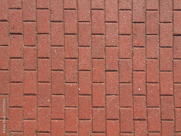 Obraz ceglany spacer