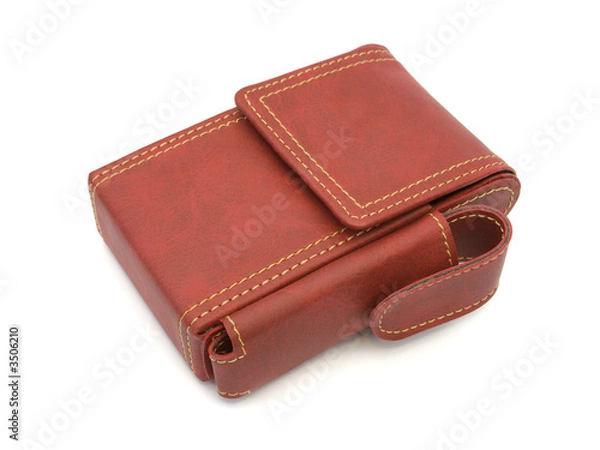 Fototapeta leather case for pack of cigarettes