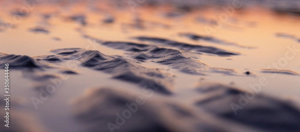 Obraz Close-up of sand dunes in the sunset