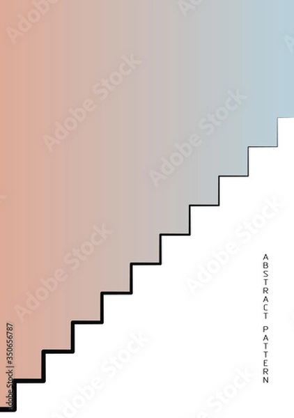 Fototapeta Building and architectural vector background. Minimalistic texture, vector illustration.