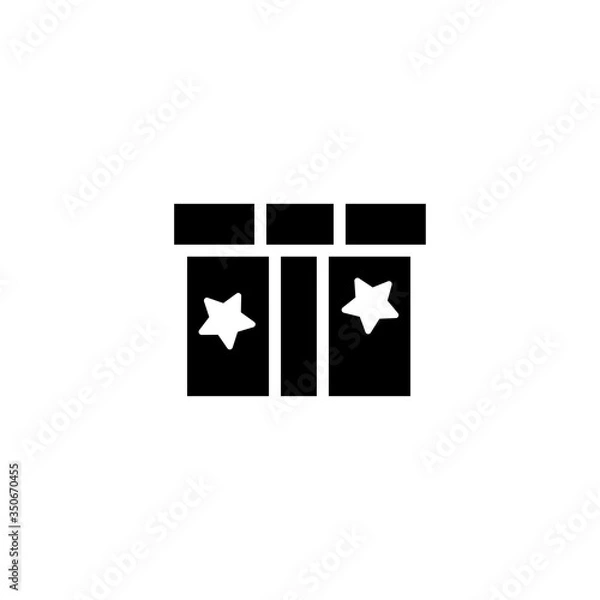 Fototapeta Gift icon vector design template