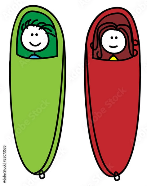 Fototapeta Schlafsack