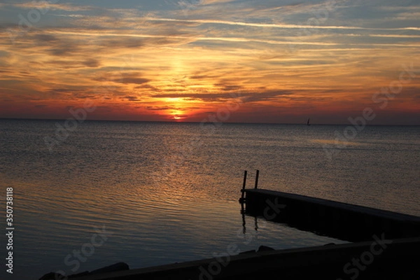 Obraz sunset at the beach