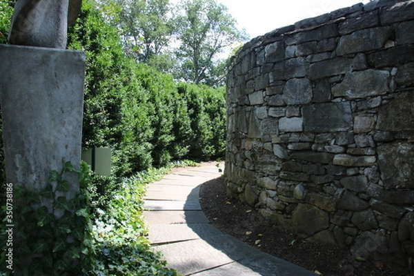 Obraz stone wall in the park