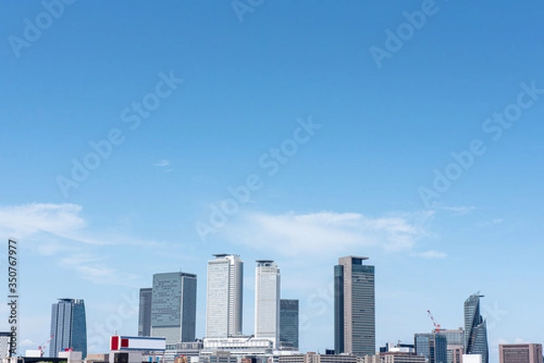 Obraz 名古屋駅周辺のビル群