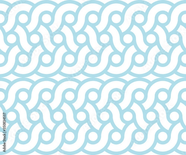 Obraz Blue ocean wave Background pattern seamless tiles. Use for design.