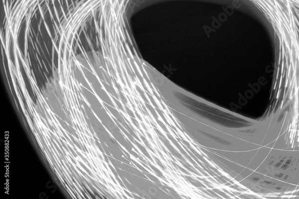 Fototapeta Abstract background lines and circles 1
