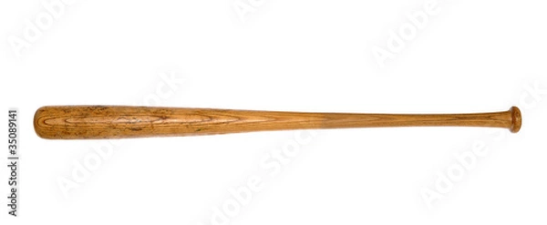 Obraz Kij Baseballowy Na Białym Tle