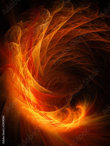 Obraz Fire Flame Dragon