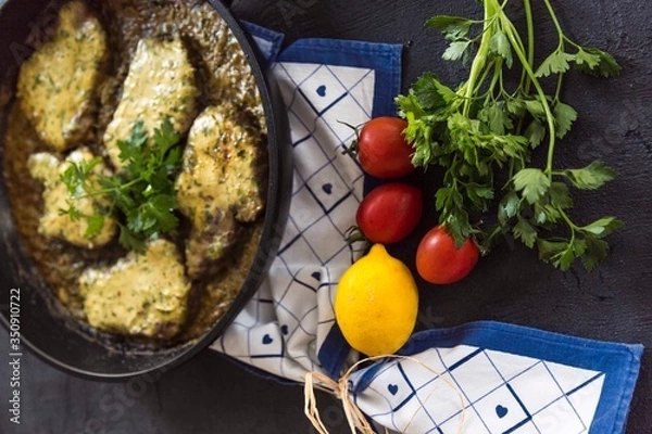 Obraz potatoes with vegetables