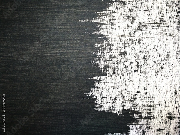 Fototapeta watercolor black asian ink abstract hand drawn. isolated white background .wet on wet style.	
