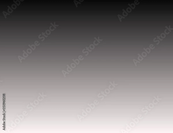 Fototapeta Monochromatic ombre color gradient from dark to light gray, blank, with space for text