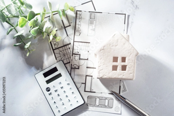 Fototapeta 家、住宅、引越、新築、新生活、ライフスタイル、不動産