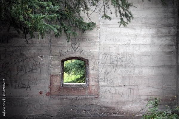 Fototapeta Abandoned Window