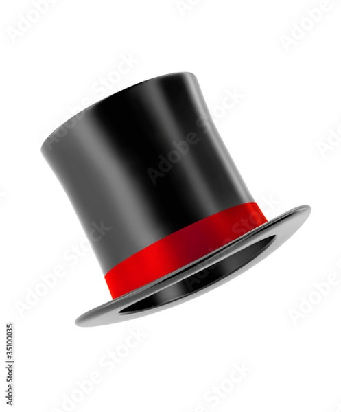 Obraz magic hat isolated on white background