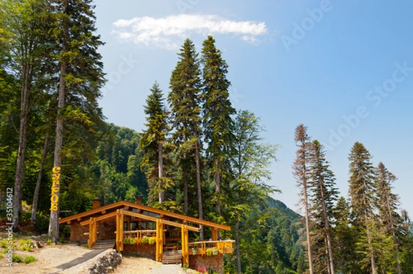 Obraz Restaurant on the hillside