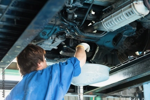 Fototapeta 自動車の整備・メンテナンス