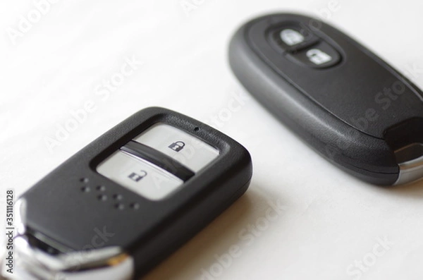 Fototapeta 車のリモコンキー