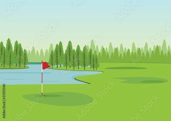 Obraz golf course