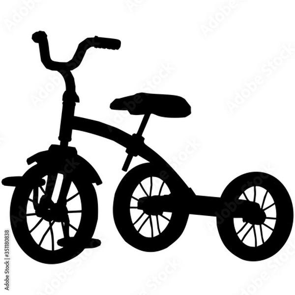 Obraz Old Tricycle vector