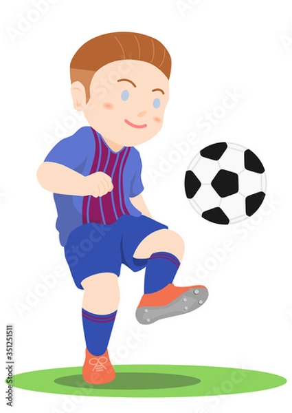 Obraz サッカー　パス