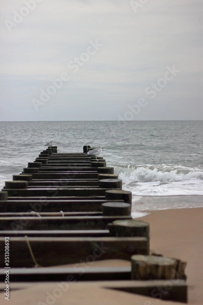 Obraz Quiet beach after summer ends