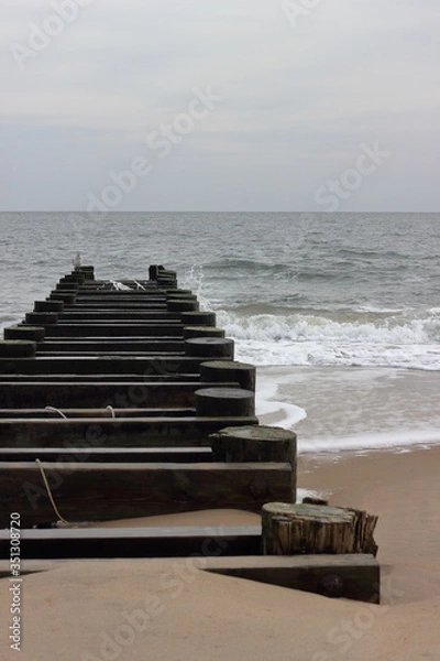 Obraz Quiet beach after summer ends