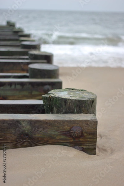 Obraz Quiet beach after summer ends
