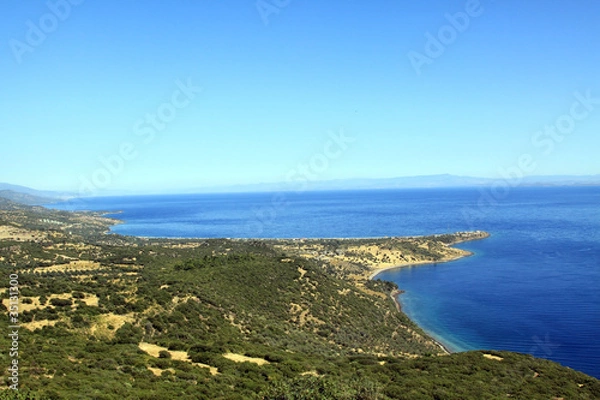 Fototapeta Sea Inlet near Assos, Canakkale