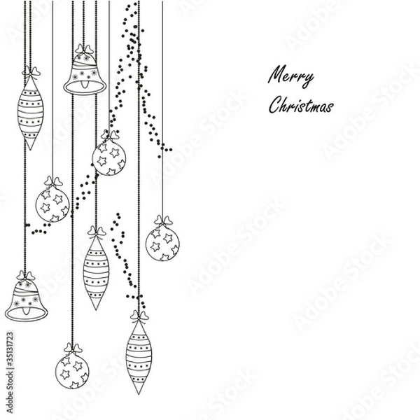 Obraz Christmas background