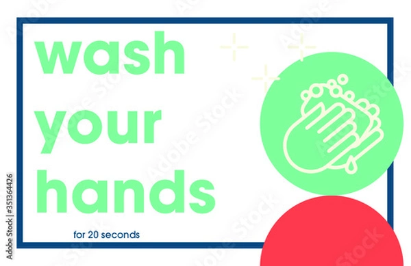 Obraz Wash Your Hands