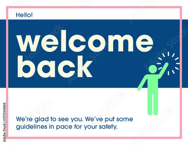 Obraz Welcome Back 