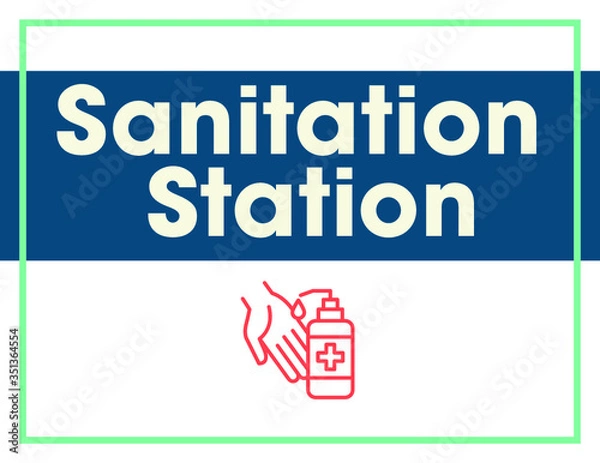 Obraz Sanitation Station (here) 