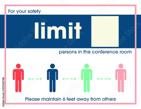 Obraz Limit (blank) Persons in this Conference Room