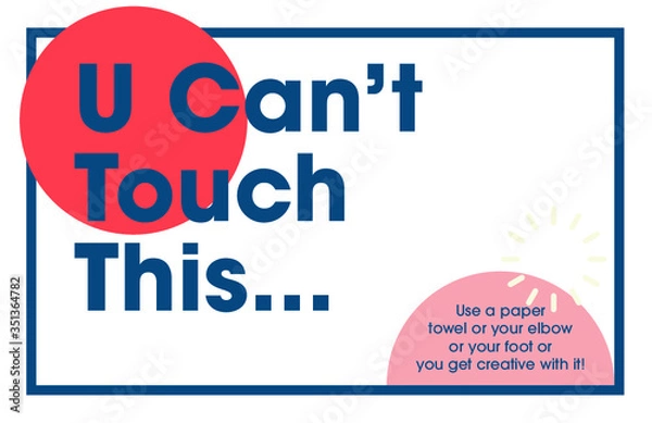 Obraz You Can't Touch This