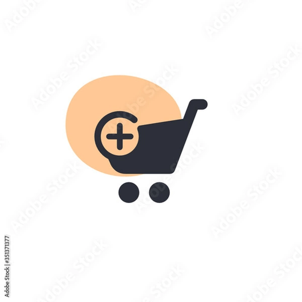 Fototapeta Add Cart -  Icon