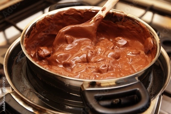Obraz schokolade schmelzen