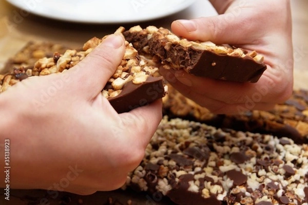 Obraz schokolade selbstgemacht