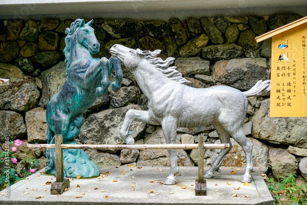 Obraz 京都　貴船神社
