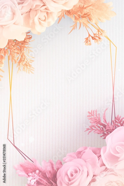 Obraz Frame with flowers