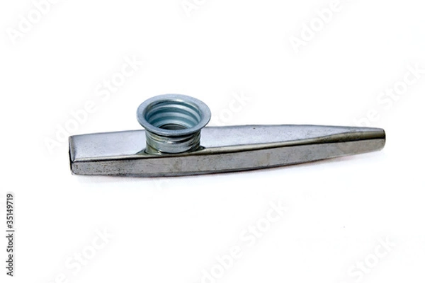 Obraz silver metal kazoo