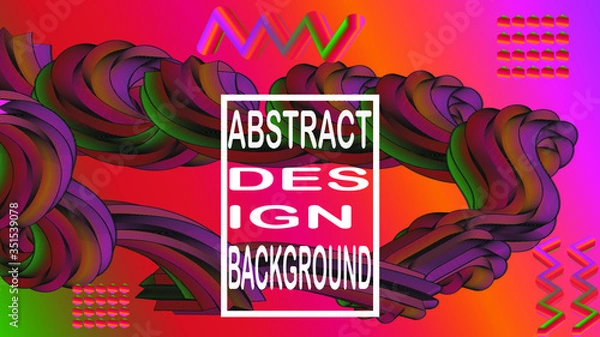 Obraz Abstract blend art background
