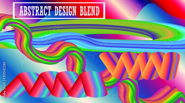 Obraz abstract background with rainbow