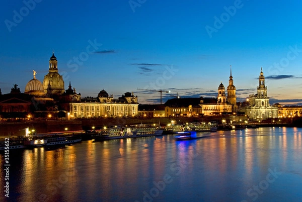Obraz Dresden at night