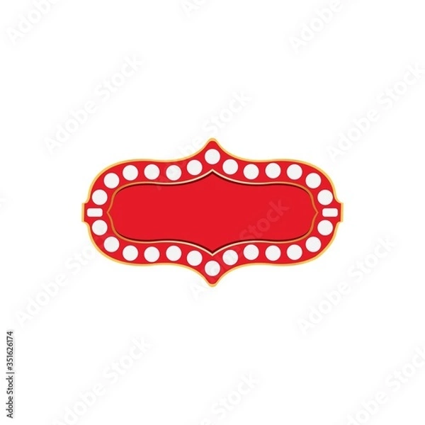 Fototapeta Circus vector illustration design logo emblems template
