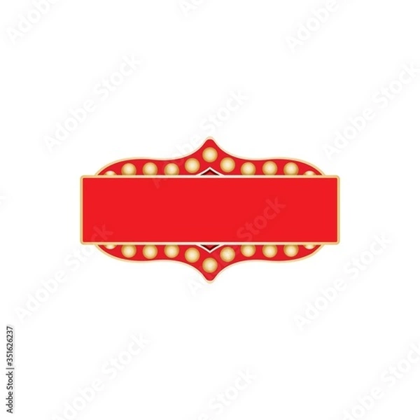 Fototapeta Circus vector illustration design logo emblems template
