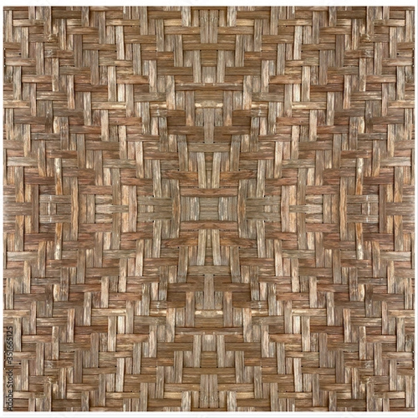 Obraz Folk bamboo weaving pattern