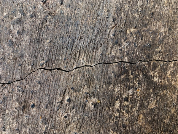 Obraz old cracked concrete wall