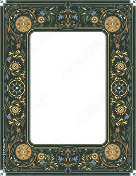 Obraz Victorian Floral Frame