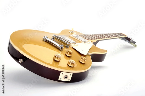 Obraz E- Gitarre LP goldtop